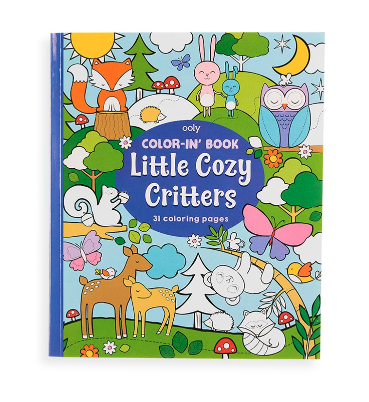 ooly Ooly Color-in' Book: Little Cozy Critters