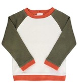 Rufflebutts Juniper Color Block Raglan Sweatshirt