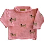 Dachshunds All-Over Roll Neck Sweater