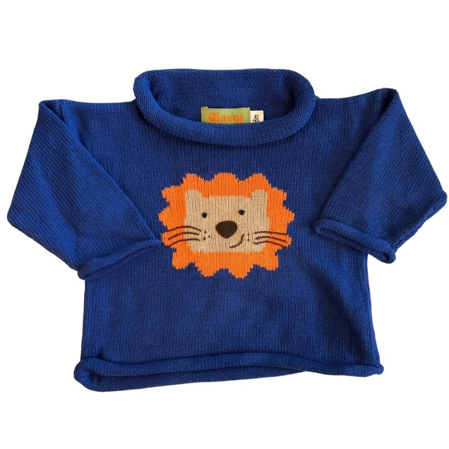 Lion Roll Neck Sweater