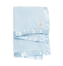 Little Giraffe Little Giraffe Chenille Blanket Light Blue