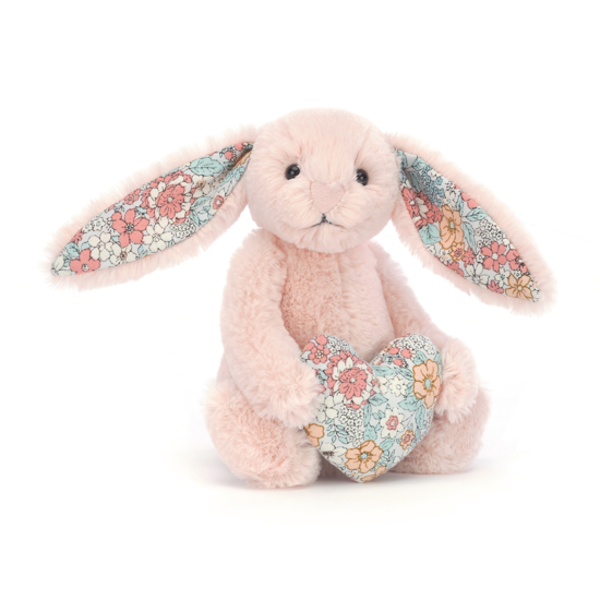 JellyCat JellyCat Blossom Heart Blush Bunny