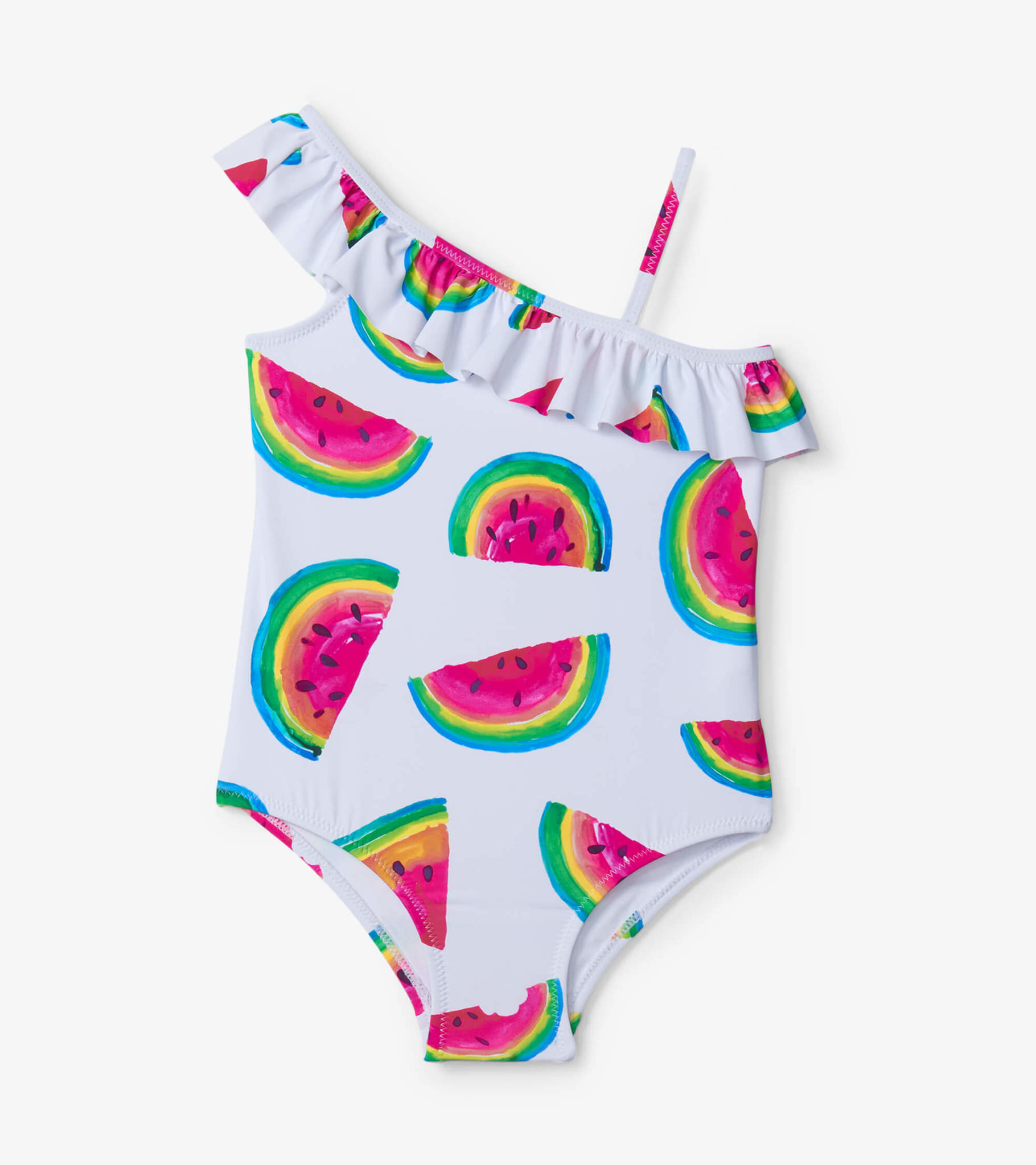 Hatley Hatley Watermelon One Shoulder Swimsuit