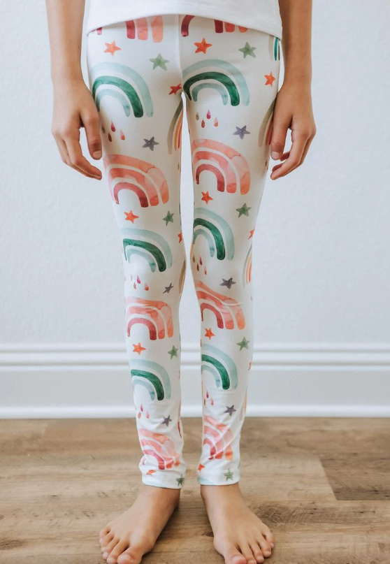 Mila & Rose Tonal Rainbow Leggings