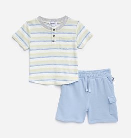 Splendid Splendid Popsicle Stripe Short Sleeve Set