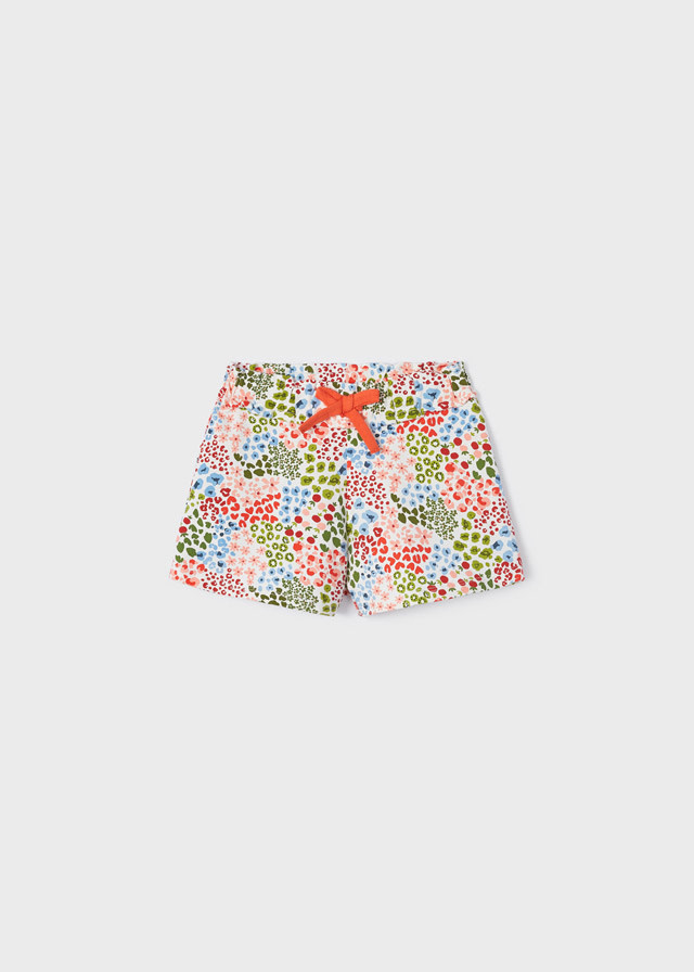 Mayoral Mayoral Floral Front Bow Shorts