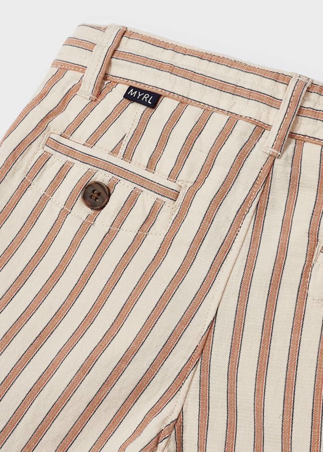 Mayoral Mayoral Striped Bermuda Shorts