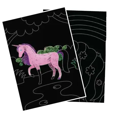 ooly Ooly Scratch & Scribble - Magical Unicorns