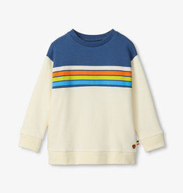 Hatley Hatley Dino Stripes Pullover Sweatshirt