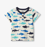 Hatley Hatley Sea Shark Henley Tee