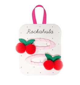 Rockahula Sweet Cherry Pom Pom Clips