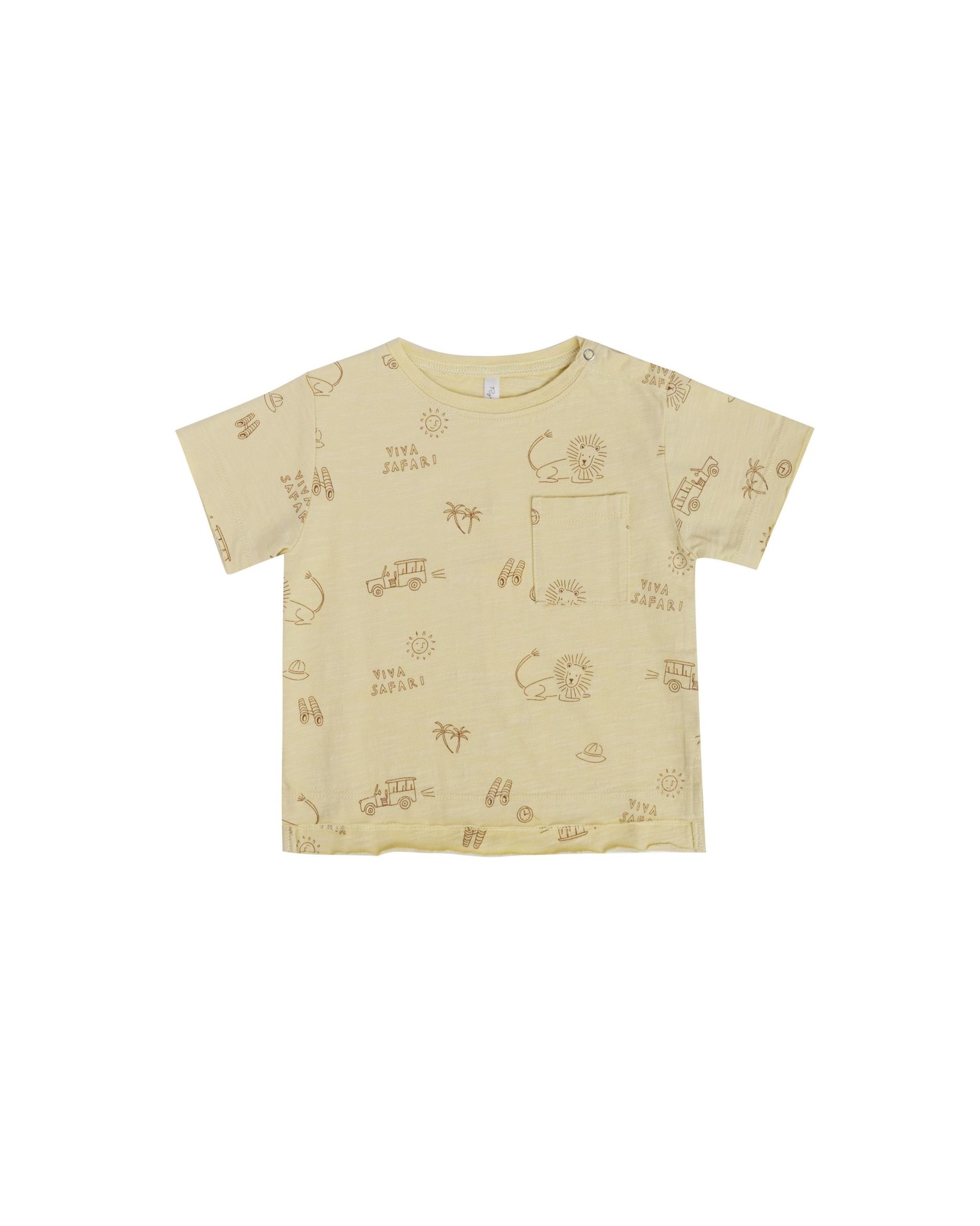 Rylee and Cru Rylee & Cru Viva Safari Raw Edge T-Shirt