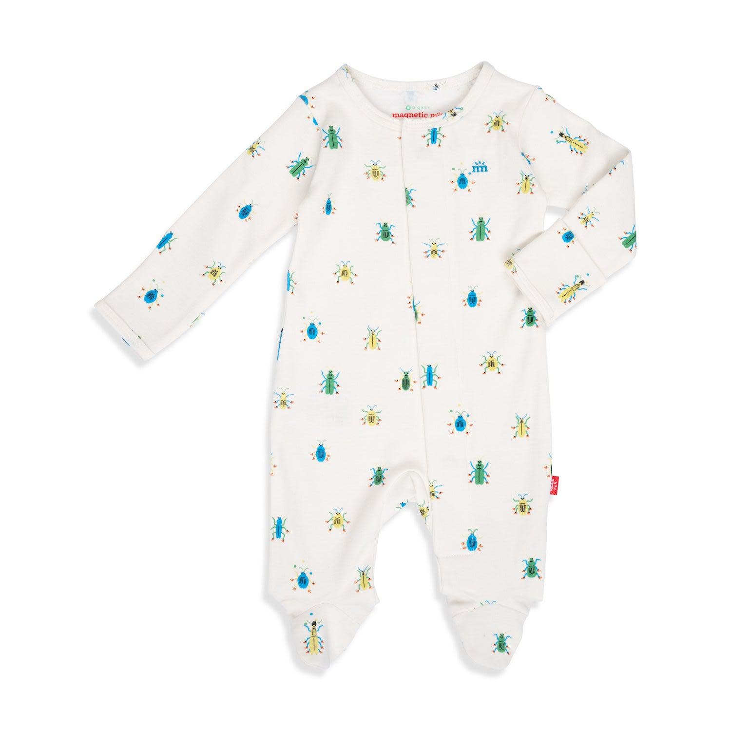 Magnificent Baby Magnetic Me Just Wing It Organic Cotton Magnetic Footie