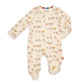Magnificent Baby Magnetic Me Of Mice and Band Organic Cotton Footie