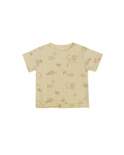 Rylee and Cru Rylee & Cru Viva Safari Raw Edge T-Shirt