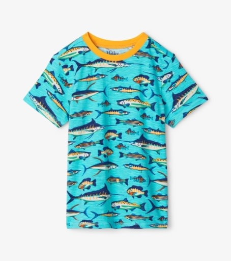 Hatley Hatley Lots of Fish Graphic Tee