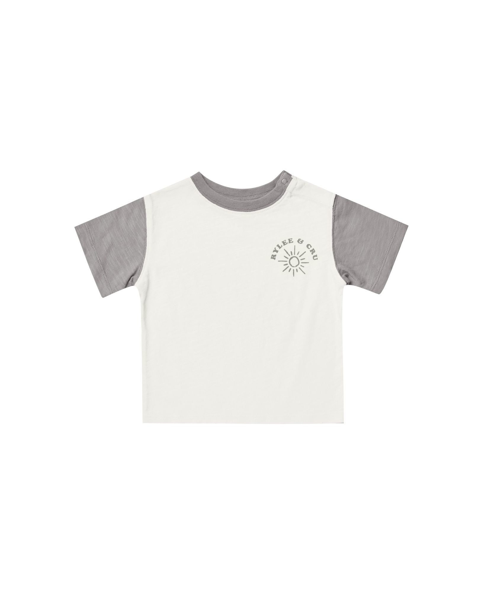 Rylee and Cru Rylee & Cru Sun Contrast Short Sleeve Tee