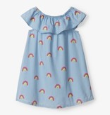 Hatley Hatley Scattered Rainbows Toddler Ruffle A-Line Dress