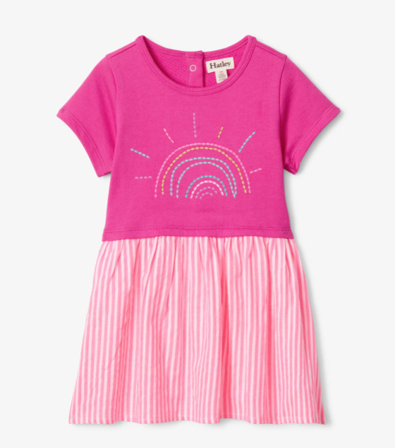 Hatley Hatley Sunshine Rainbow Layered Dress