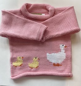 Duck with Chicks Roll Neck
