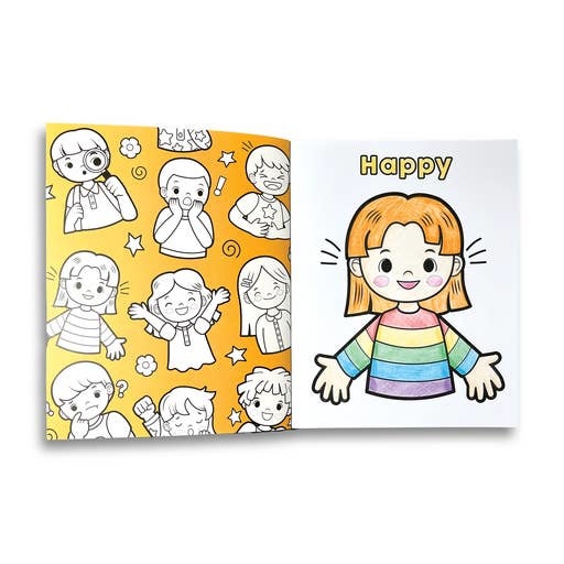 Ooly Toddler Coloring Book Feelings
