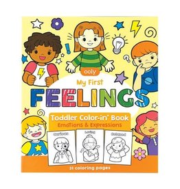 ooly Ooly Toddler Coloring Book - Feelings