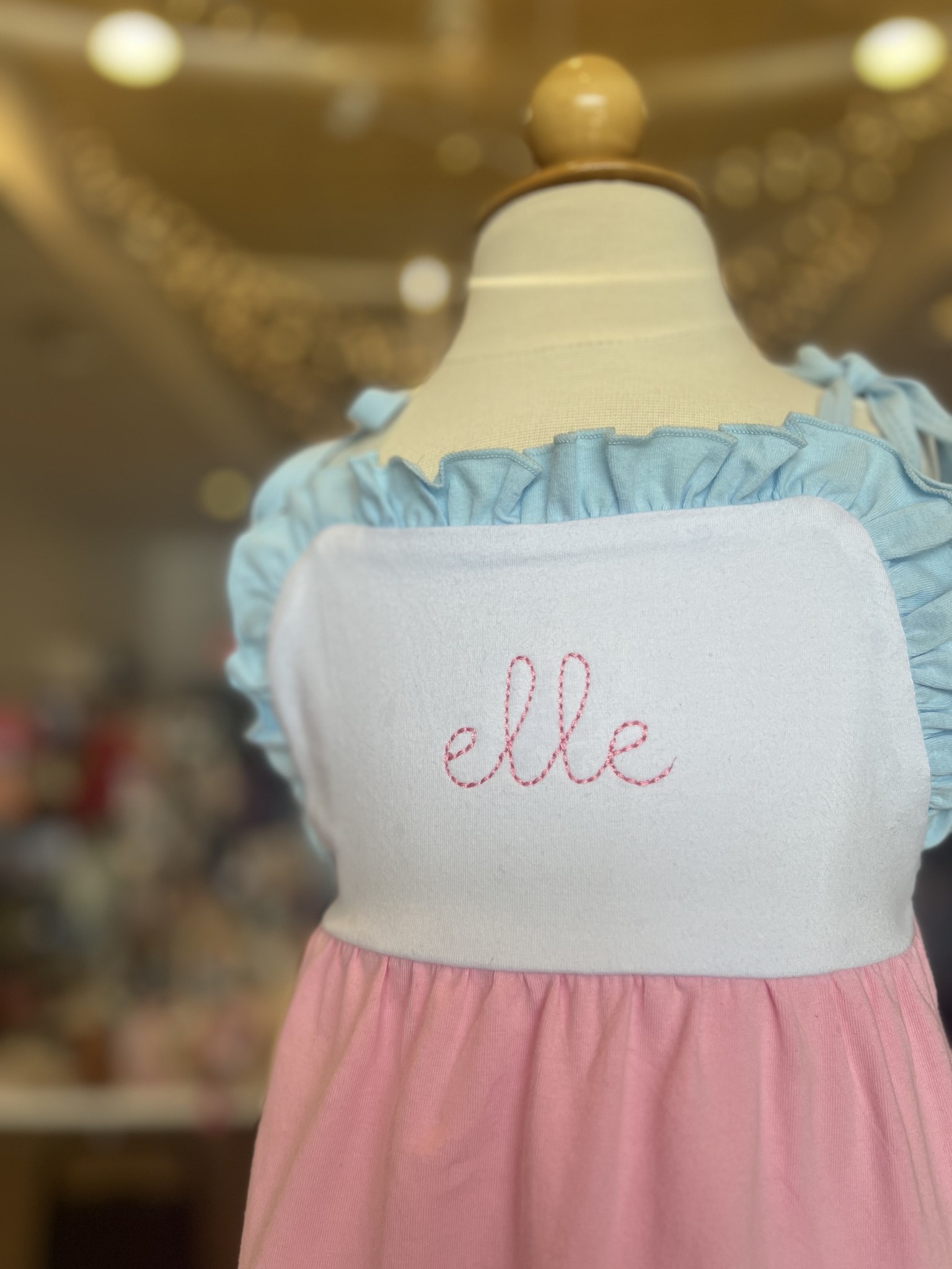 Tiny Hanger Monogram Elle Dress