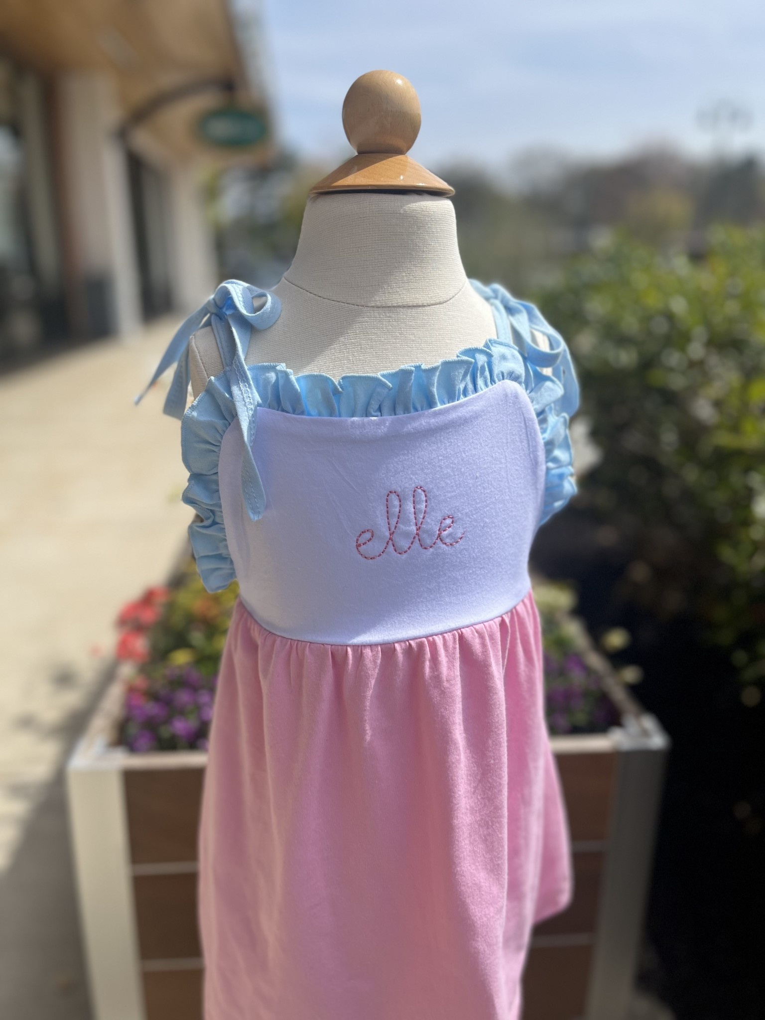 Tiny Hanger Monogram Elle Dress