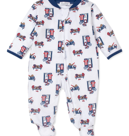 kissy kissy Kissy Kissy PJs Sports Zip Footie