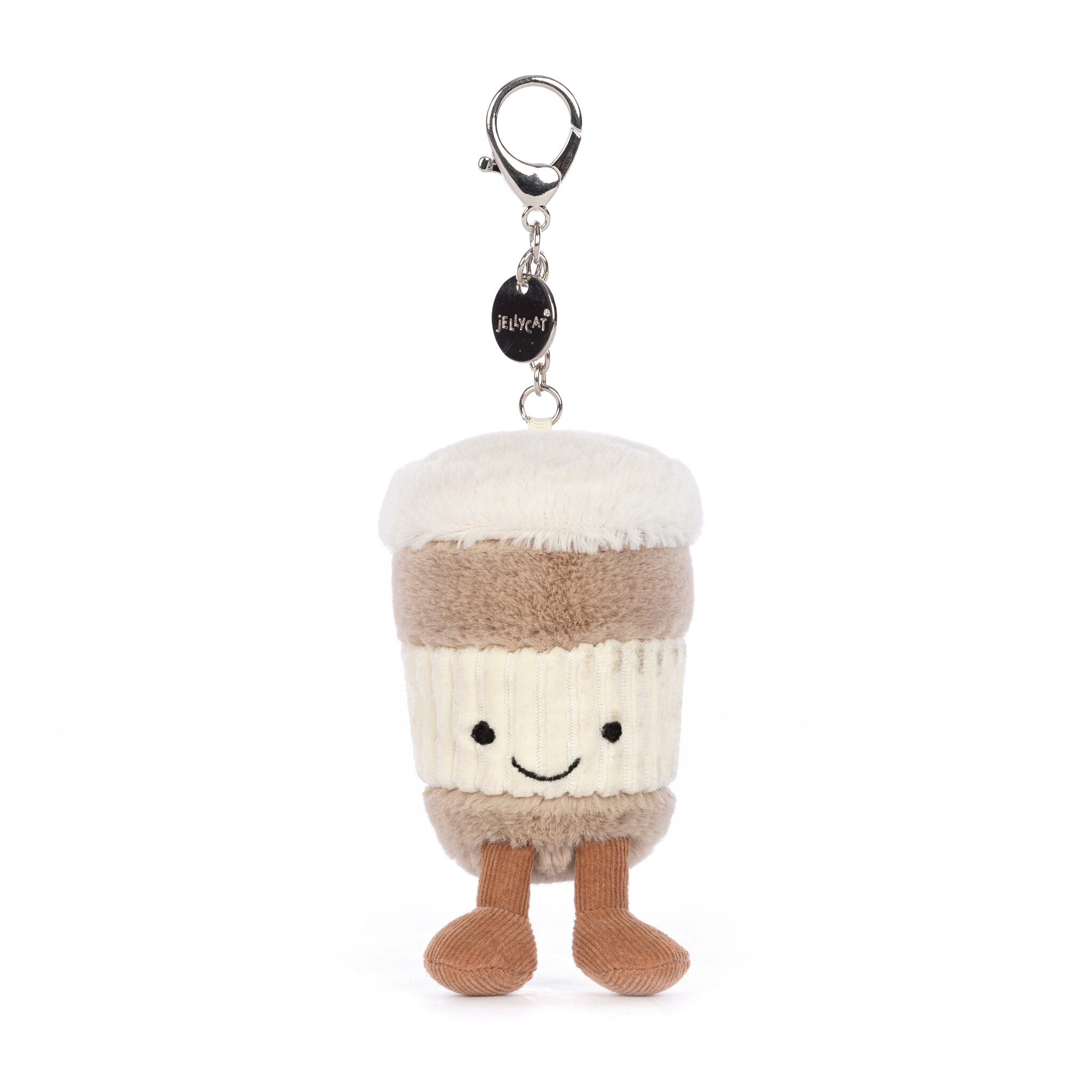 Jellycat Amuseable Coffee-To-Go Plushie Bag Charm Keychain