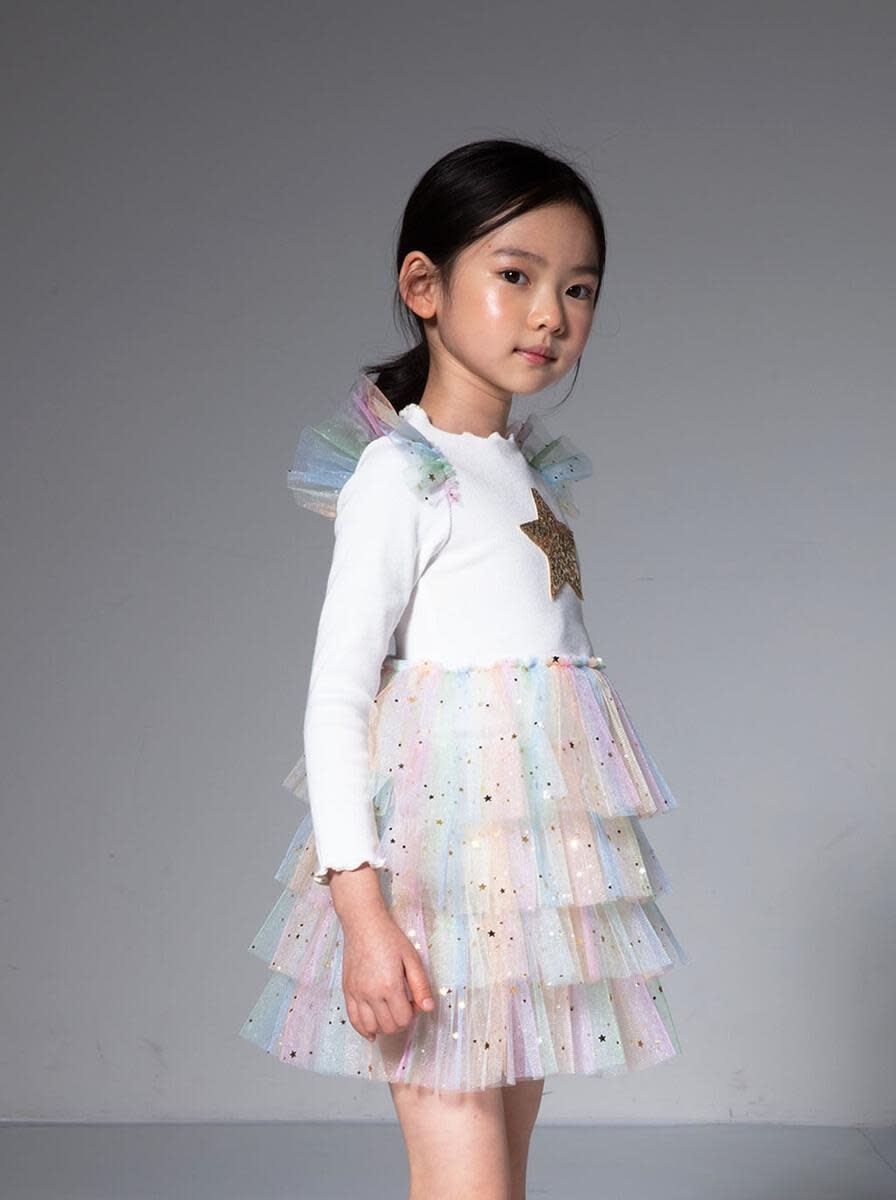 Petite Hailey Petite Hailey Frill Layered Tutu Dress