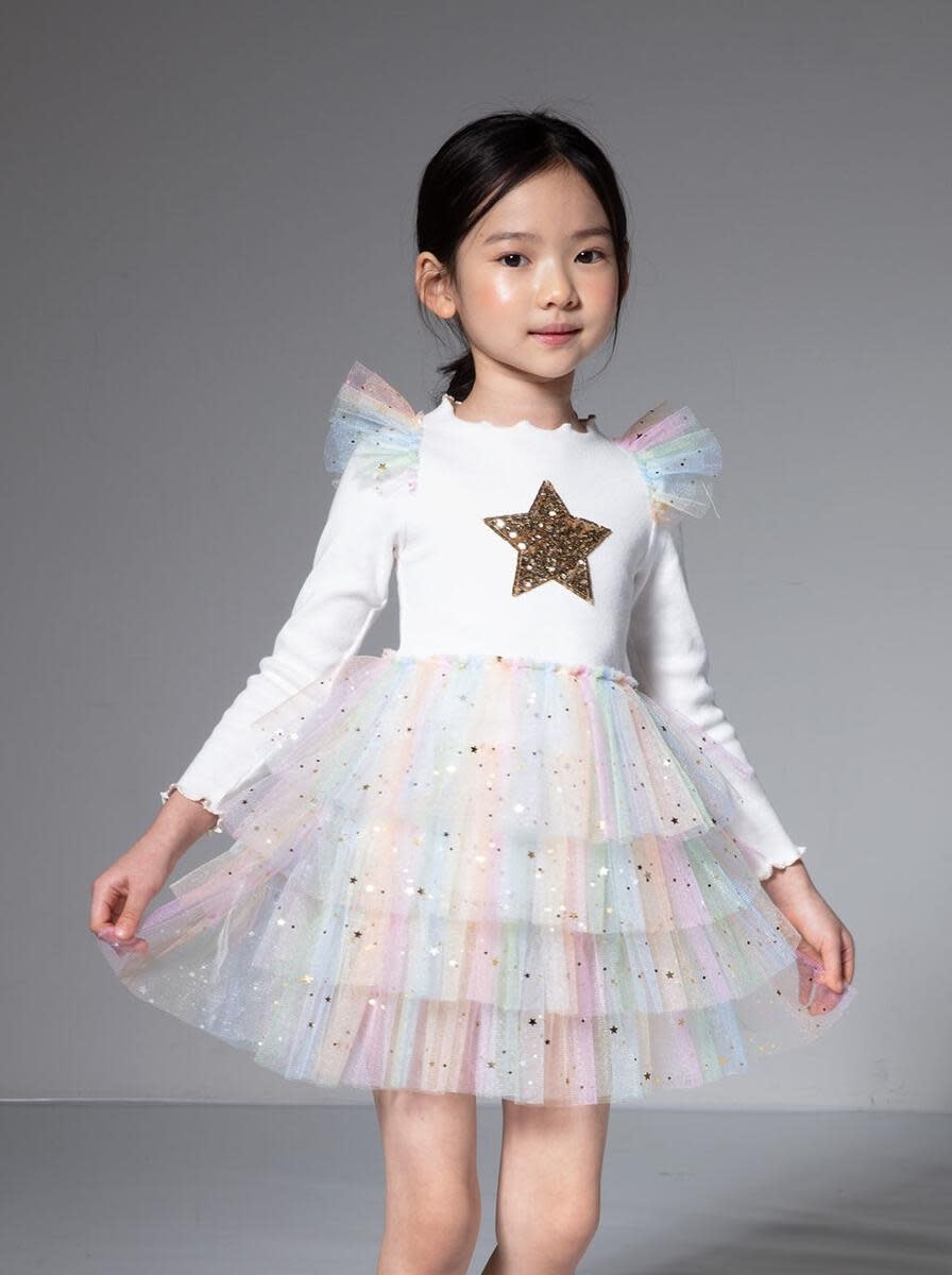 Petite Hailey Petite Hailey Frill Layered Tutu Dress