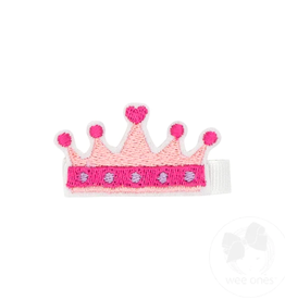 Wee Ones Glitter Princess Crown Hair Clip