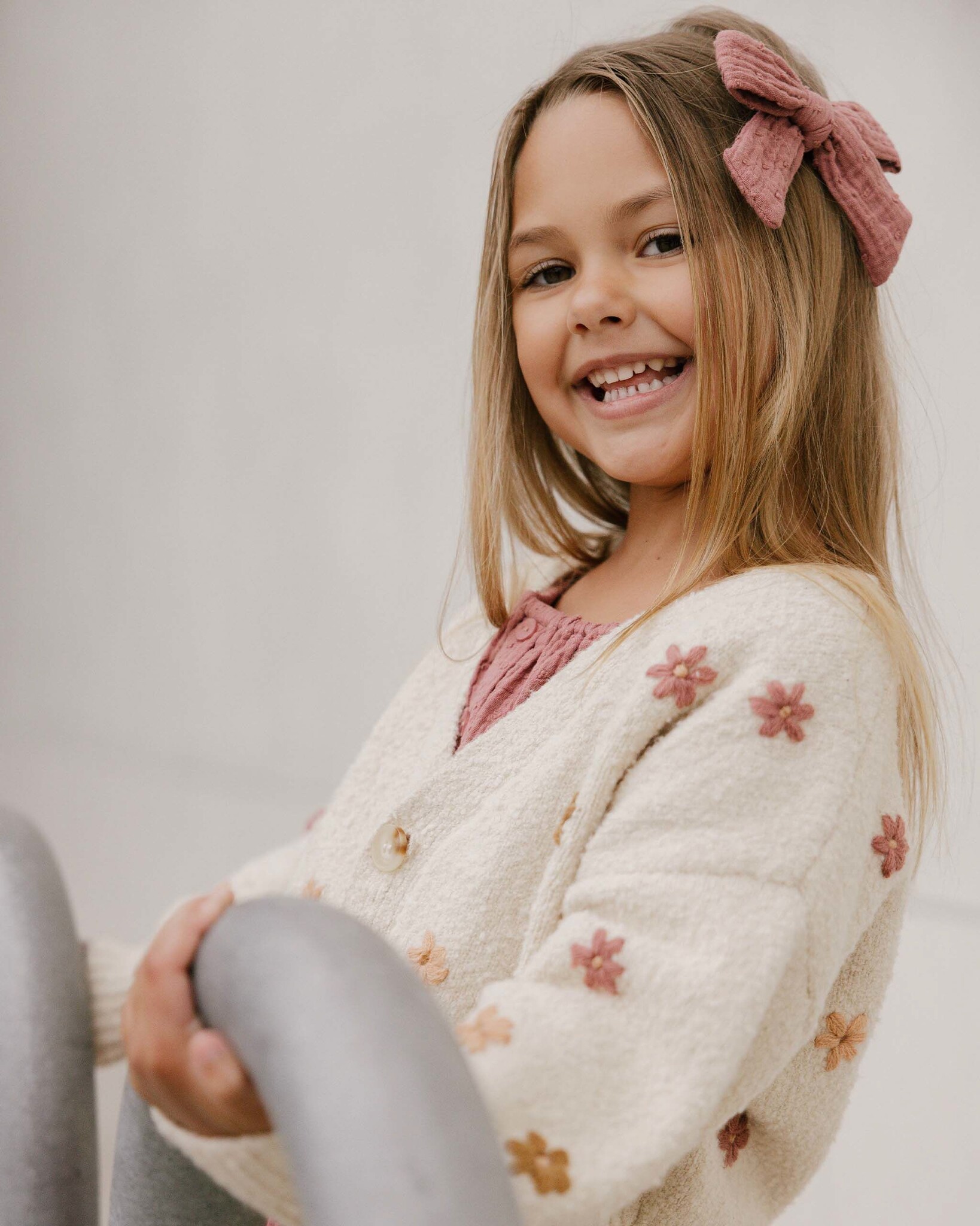 Rylee and Cru Rylee & Cru Boxy Crop Cardigan