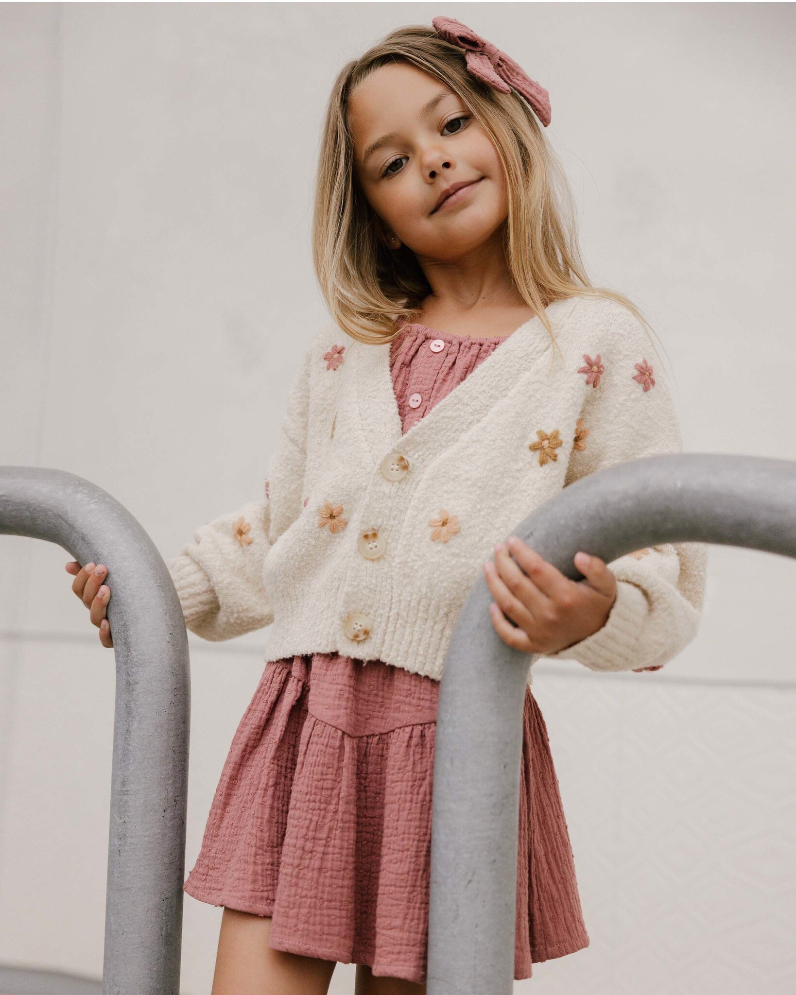 Rylee and Cru Rylee & Cru Boxy Crop Cardigan