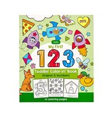 ooly 123: Shapes + Numbers Toddler Coloring Book