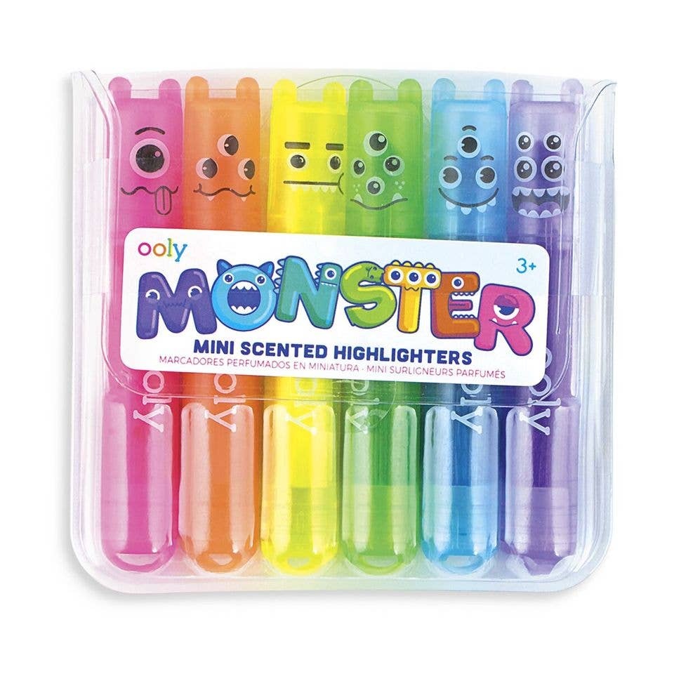 ooly Mini Monster Scented Highlighter Markers