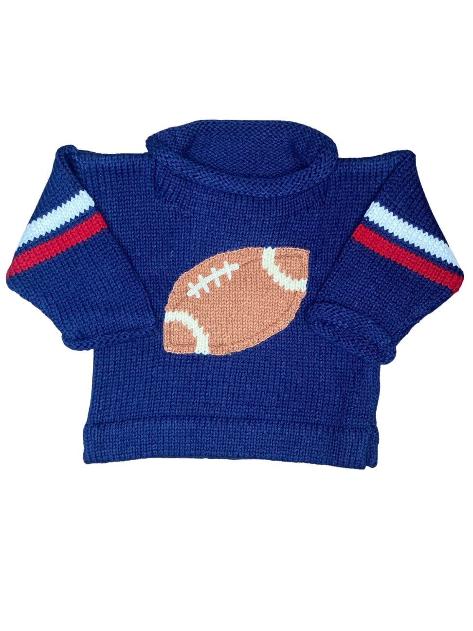 Football Roll Neck Sweater