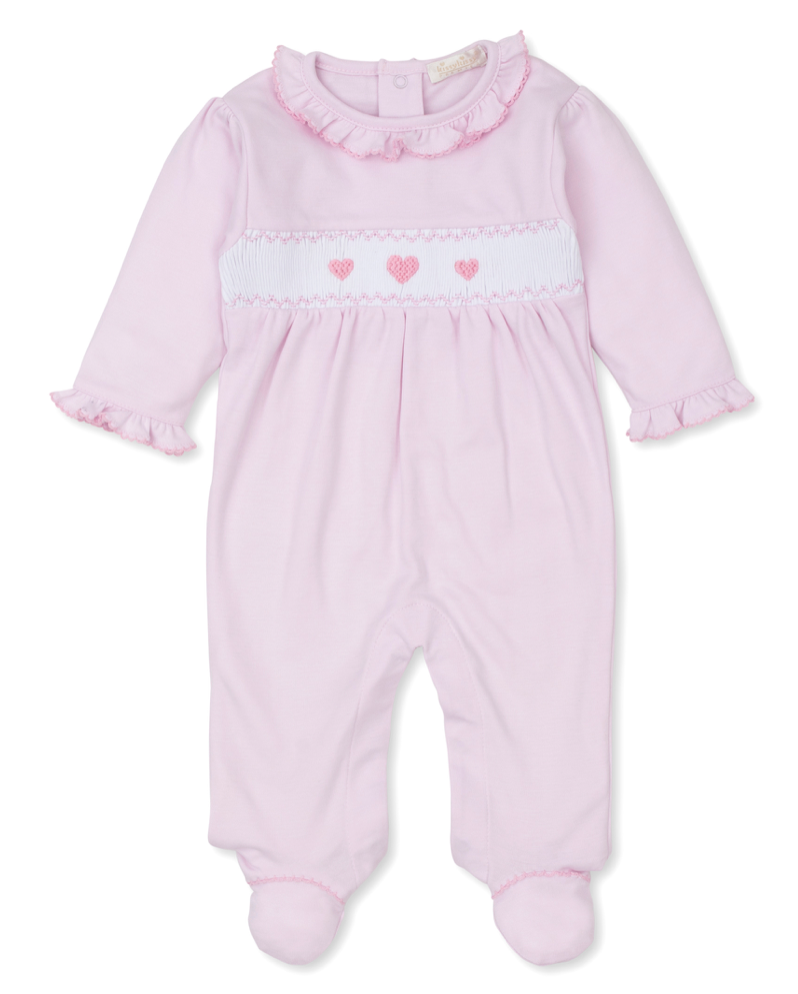 kissy kissy Kissy Kissy CLB Hand Smocked  Footie