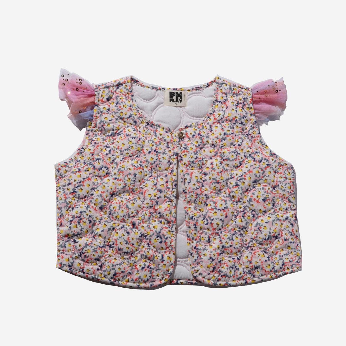 Petite Hailey Petite Hailey Flower Frill Vest