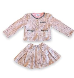 Lola & the Boys Lola & The Boys Ivy Tweed Plaid Set