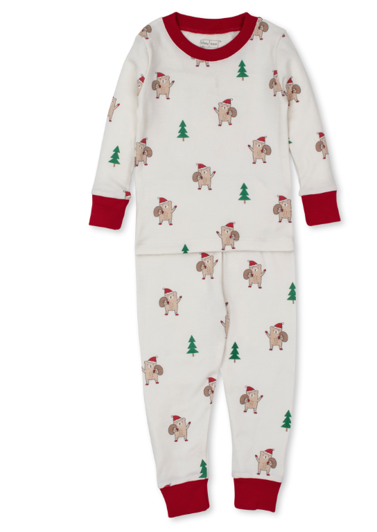 kissy kissy Kissy Kissy Santa Bear Pajama Set