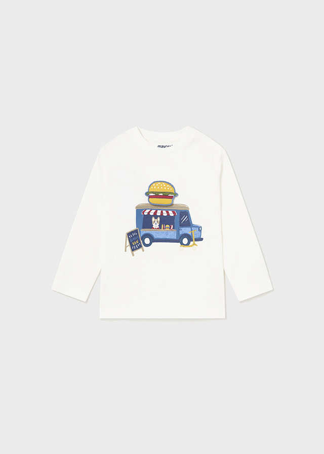 Mayoral Mayoral Burger Time Long Sleeve Tee