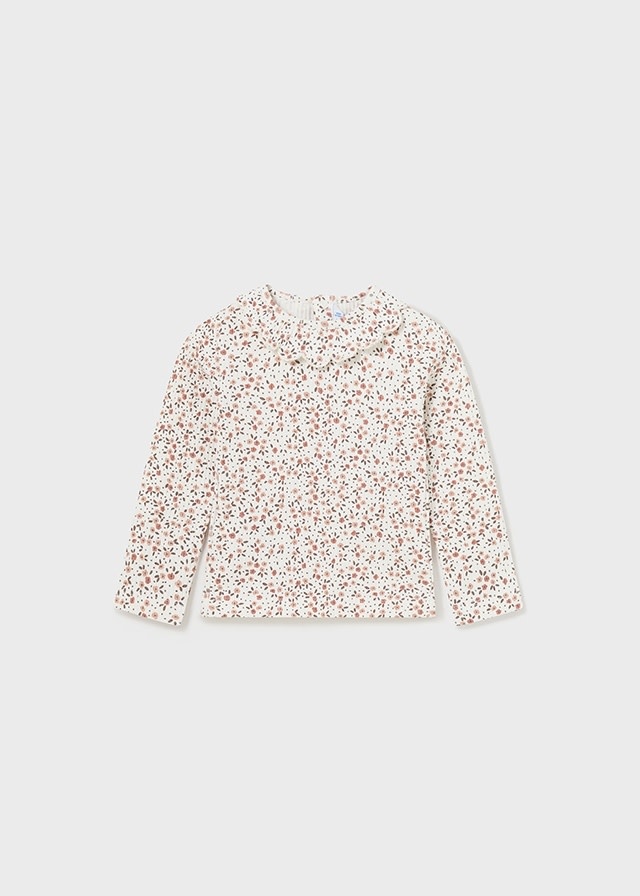 Mayoral Mayoral Floral Long Sleeve Tee