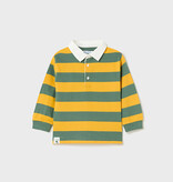 Mayoral Mayoral Striped Long Sleeve Polo