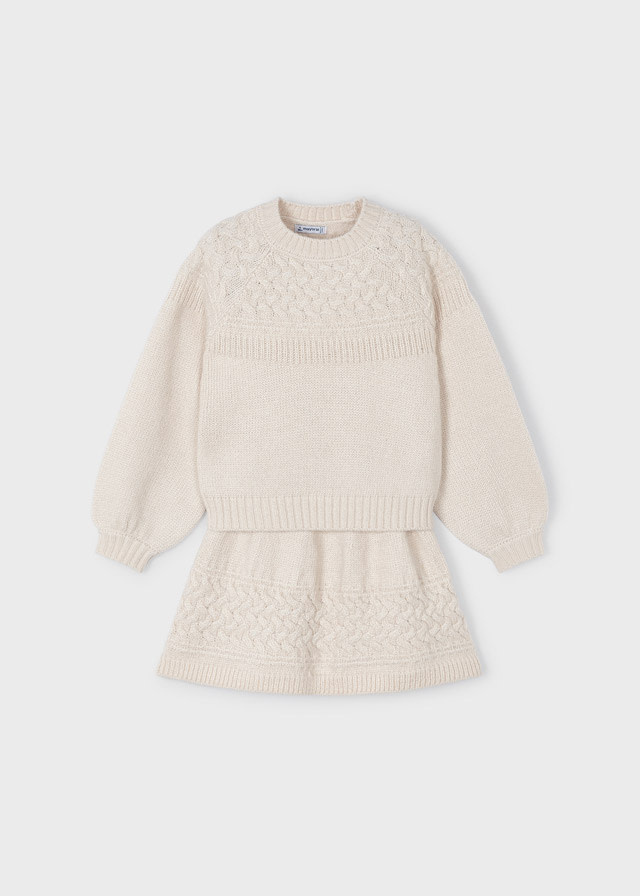 Mayoral Mayoral Sweater & Skirt Set