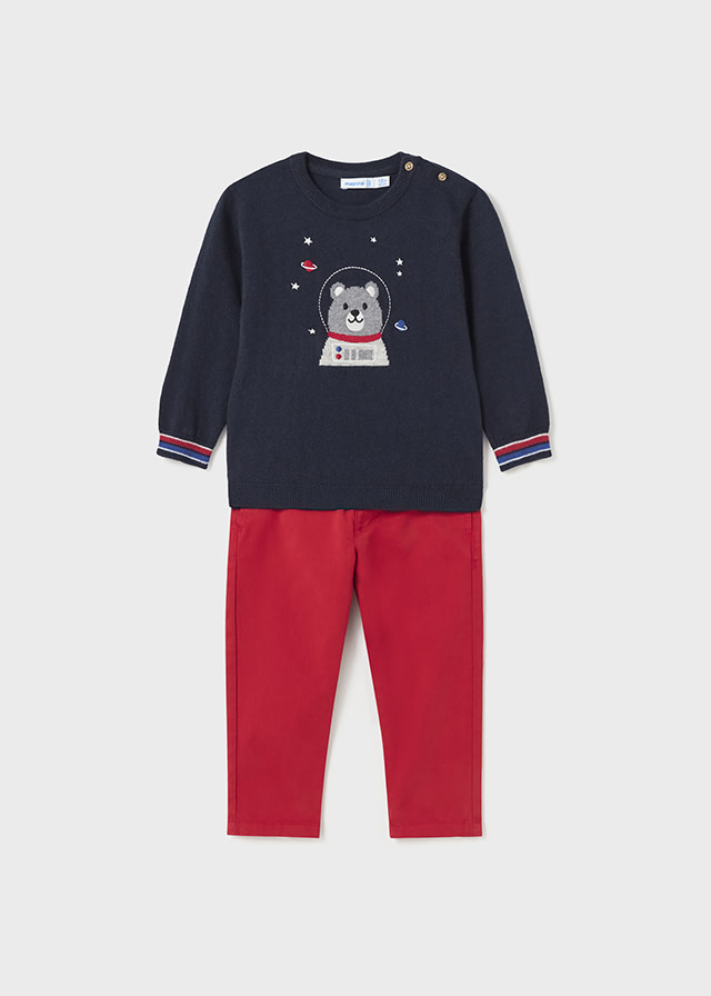 Mayoral Mayoral Sweater & Pant Set