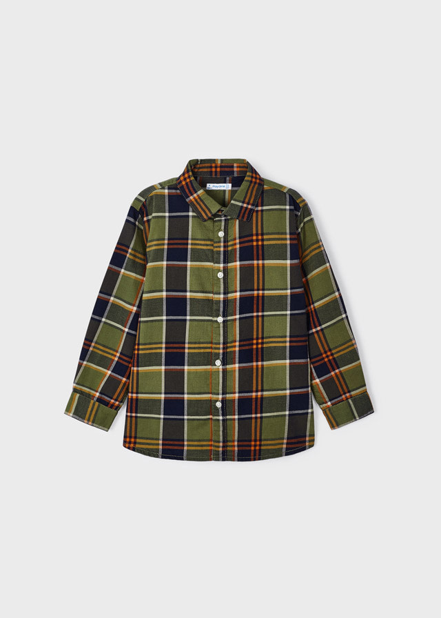 Mayoral Mayoral Long Sleeve Checkered Shirt