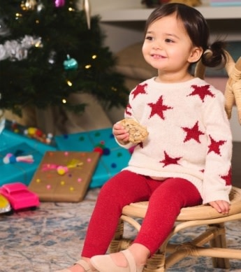 Hatley Hatley Holiday Stars Sweater Dress