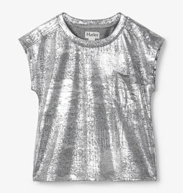 Hatley Hatley Silver Shimmer Relaxed Tee